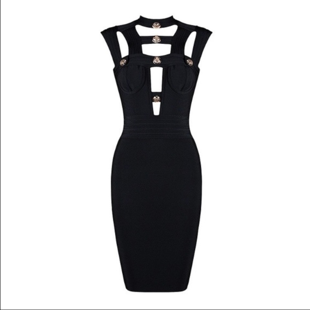 Tyra bodycon bandage dress - Picture 2 of 8